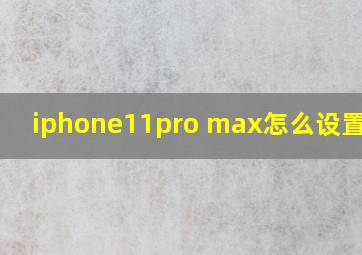 iphone11pro max怎么设置字体